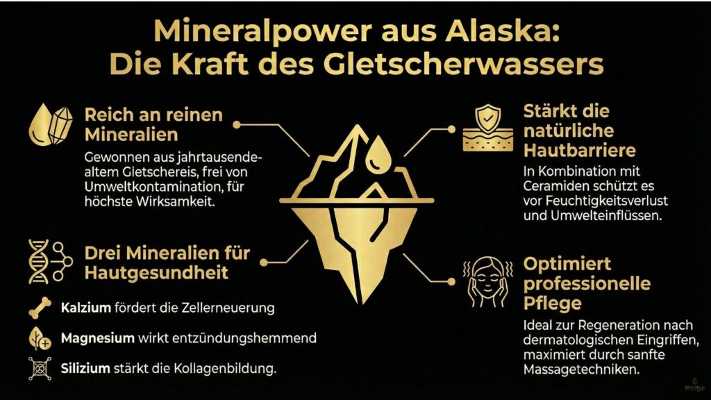 Alaska Gletscherwasser: Hautpflege mit Mineralpower Alaska Gletscherwasser_ Hautpflege mit Mineralpower