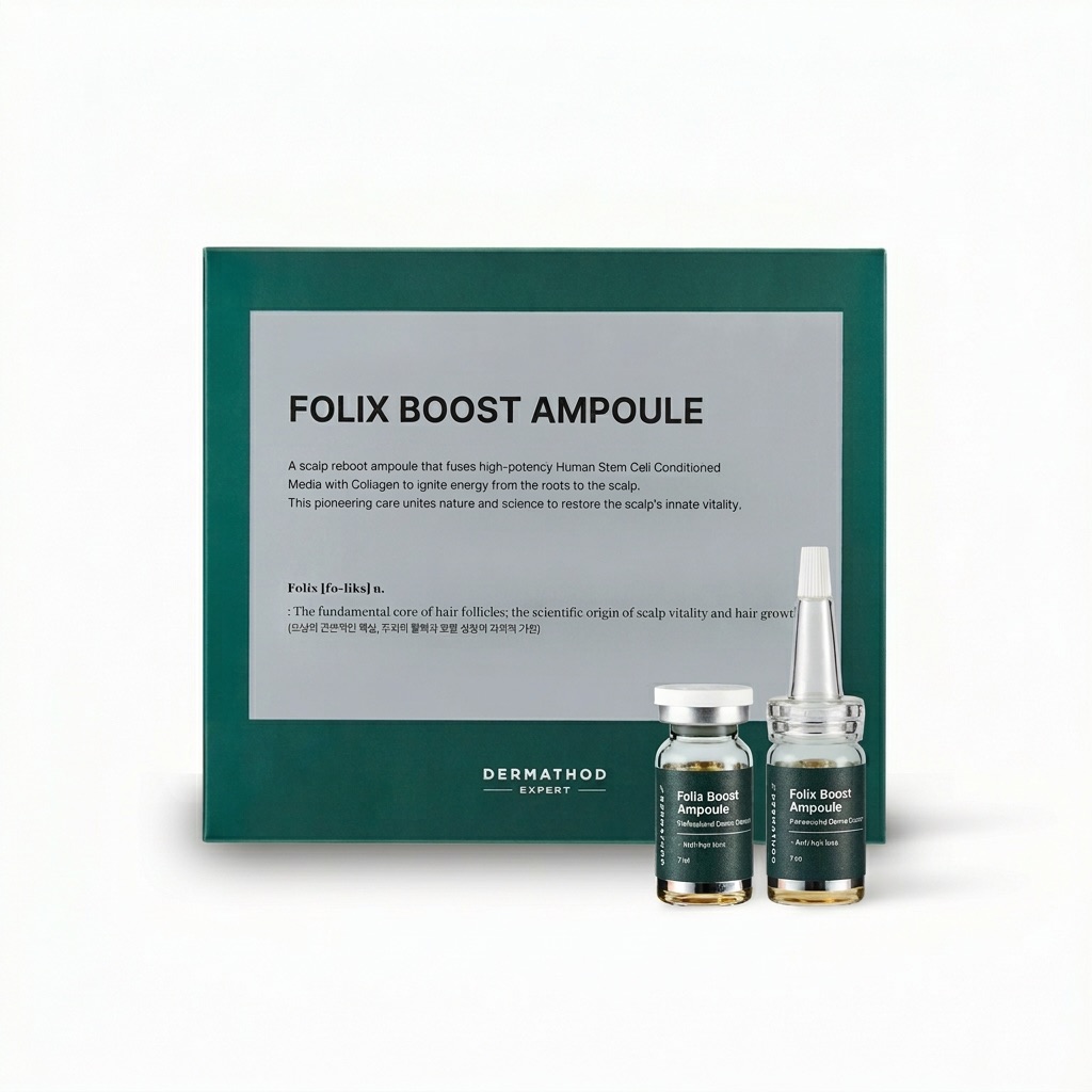 Dermathod Derma Folix Boost Ampoule – Exosomen Kopfhaut Behandlung Dermathod Derma Folix Boost Ampoule mit Exosomen für Kopfhaut Behandlung und Haarwachstum